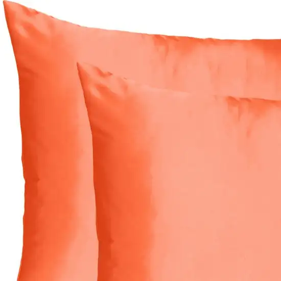 Poppy Dreamy Set Of 2 Silky Satin King Pillowcases Photo 6