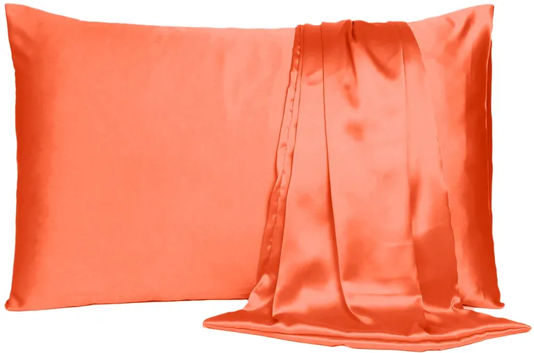 Poppy Dreamy Set Of 2 Silky Satin King Pillowcases Photo 4