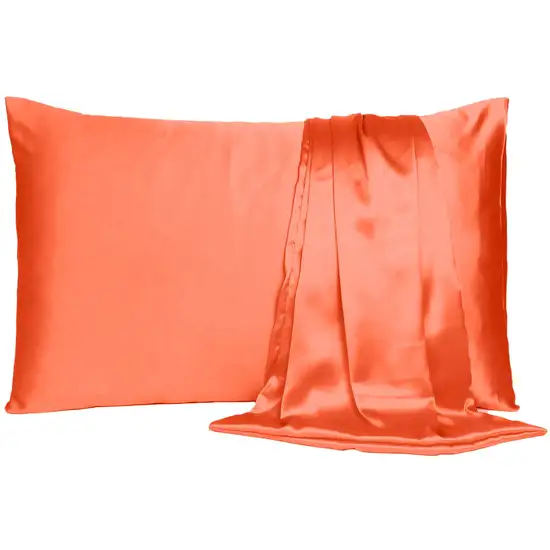 Poppy Dreamy Set Of 2 Silky Satin King Pillowcases Photo 4