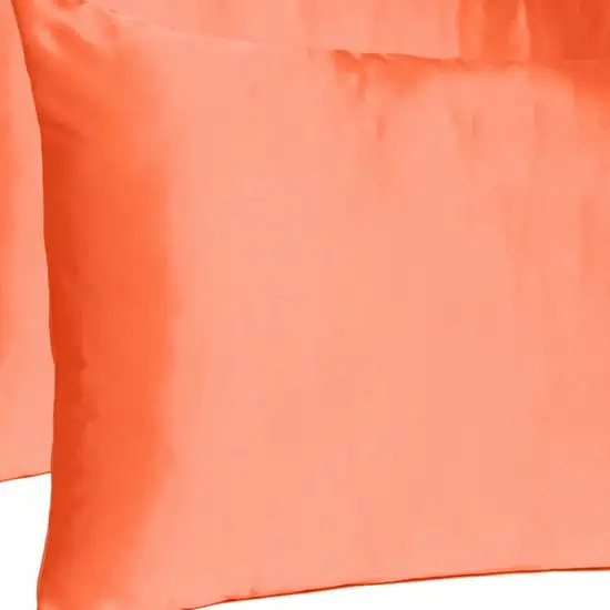 Poppy Dreamy Set Of 2 Silky Satin Queen Pillowcases Photo 6