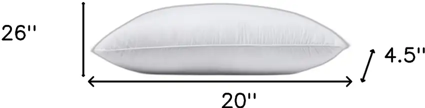 Premium Lux Siberian Down  Size Medium Pillow Photo 8