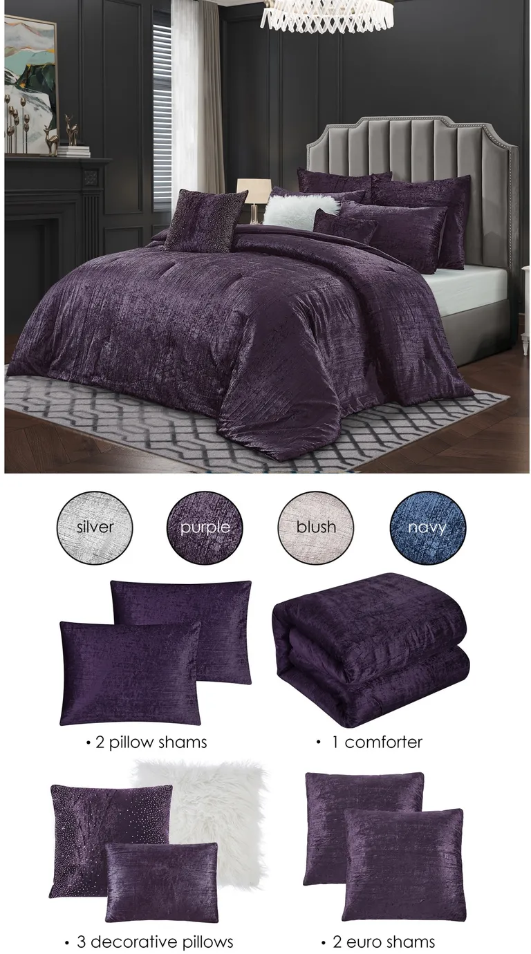 Queen Polyester 220 Thread Count Washable Down Comforter Set Photo 2
