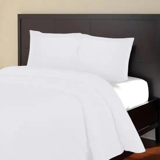 White Queen Cotton Blend 1000 Thread Count Washable Duvet Cover Set Photo 1