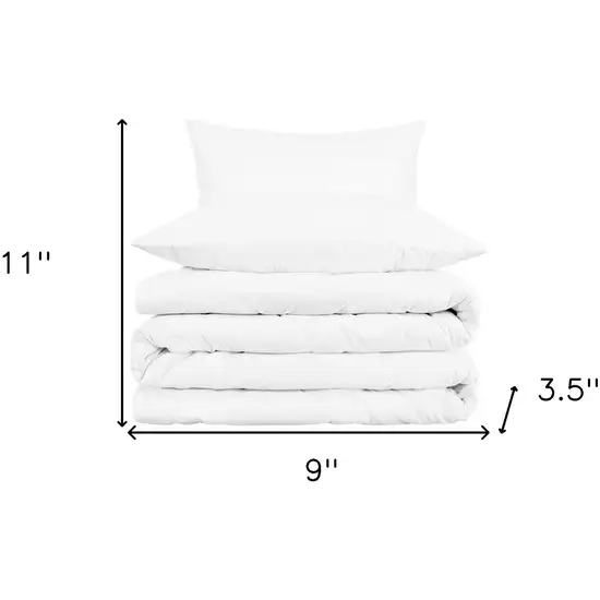 White Queen Cotton Blend 1000 Thread Count Washable Duvet Cover Set Photo 7