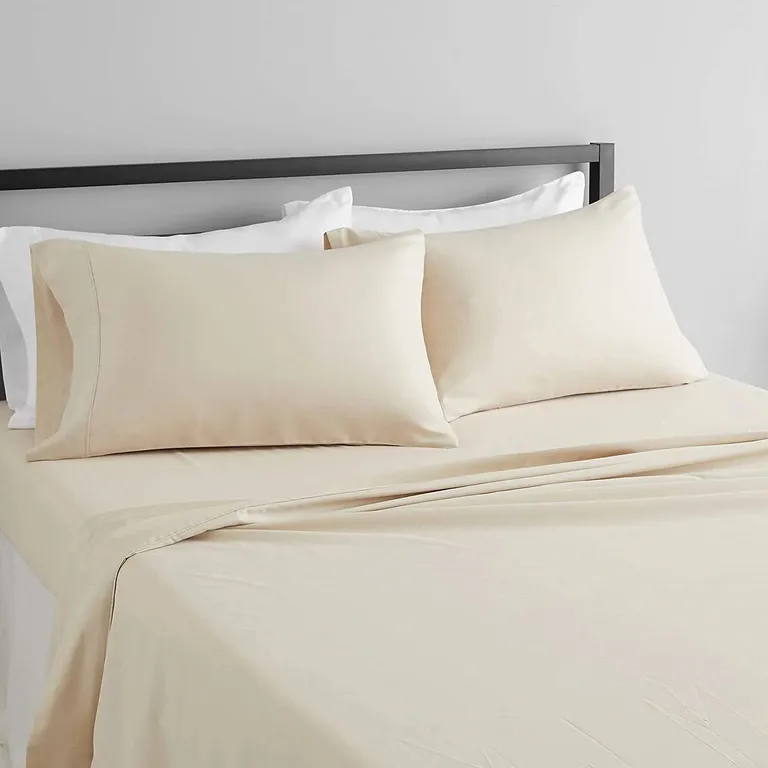 Queen Ivory 100-Percent Egyptian Cotton 1000 Thread Count 4-Piece Sheet Set Photo 1