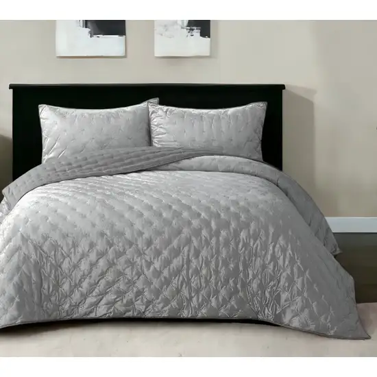 Silver Queen Polyester 220 Thread Count Washable Down Comforter Set Photo 1