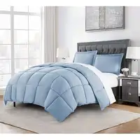 Photo of Queen Size Reversible Microfiber Down Alternative Comforter Set
