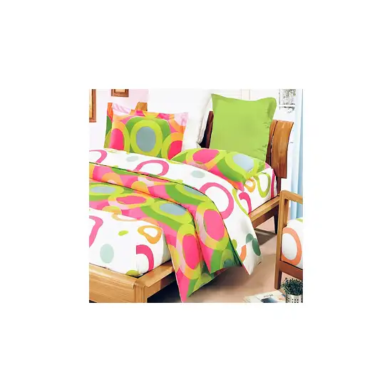 Rhythm of Colors -  100% Cotton 7PC MEGA Comforter Cover/Duvet Cover Combo (Full Size) Photo Swatch