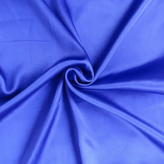 Royal Blue Dreamy Set Of 2 Silky Satin King Pillowcases Photo 9