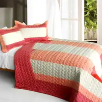 Photo of Ruby Ring - 3PC Patchwork Quilt Set (Full/Queen Size)