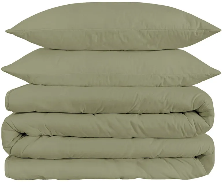 Queen Cotton Blend 1200 Thread Count Washable Duvet Cover Set Photo 1