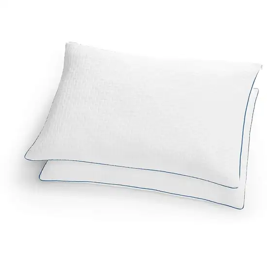 Set of 2 King size Memory Foam Pillow with Removable Machine Washable Cover Photo 3