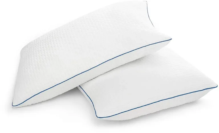 Set of 2 King size Memory Foam Pillow with Removable Machine Washable Cover Photo 1