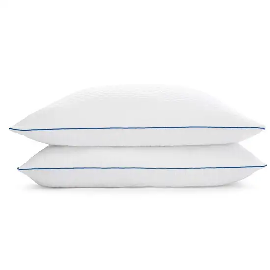 Set of 2 King size Memory Foam Pillow with Removable Machine Washable Cover Photo 4