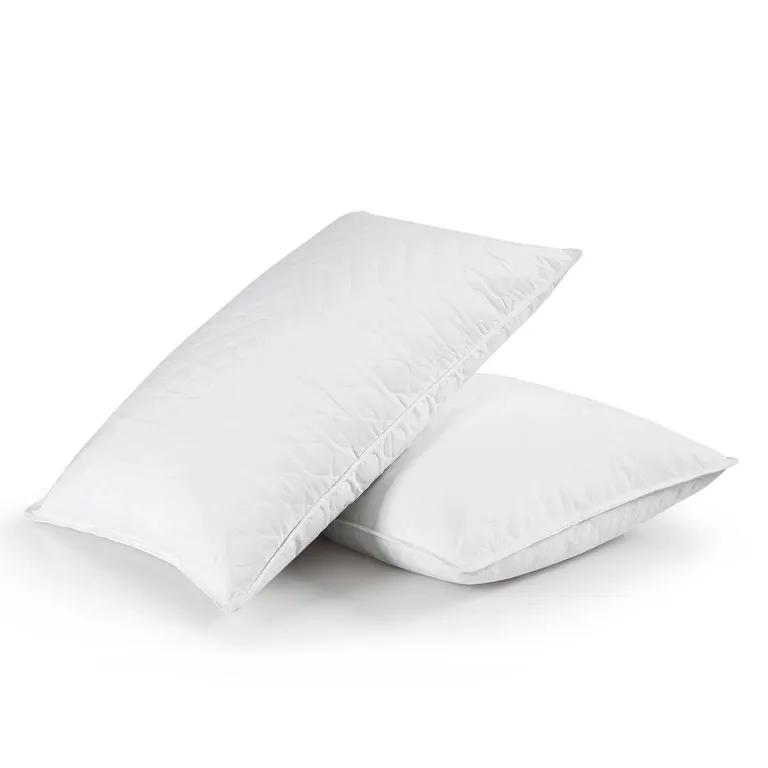 Set of 2 Machine Washable Down Feather Blend Pillow Photo 5