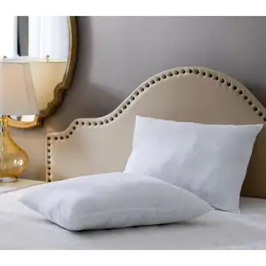 Photo of Set of 2 -Standard size Bed Pillow with Plush Polyester Fill and 2 Pillowcases