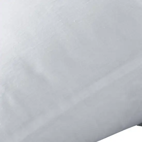 Set of Two White Linen  Pillowcases Photo 5