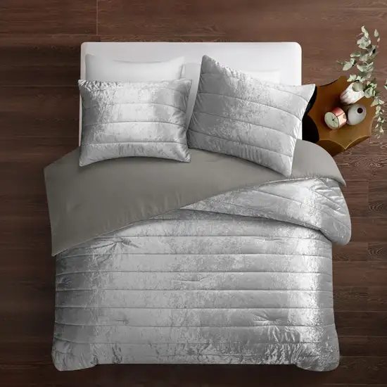 Silver King Polyester 180 Thread Count Washable Down Comforter Set Photo 4