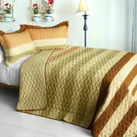 Photo of Sweet Soil - 3PC Patchwork Quilt Set (Full/Queen Size)