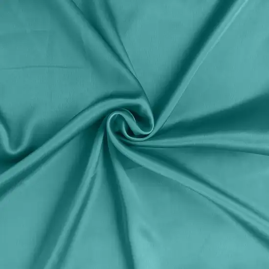 Teal Dreamy Set Of 2 Silky Satin King Pillowcases Photo 9