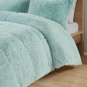 Photo of Soft Sherpa Faux Fur 2-Piece Comforter Set