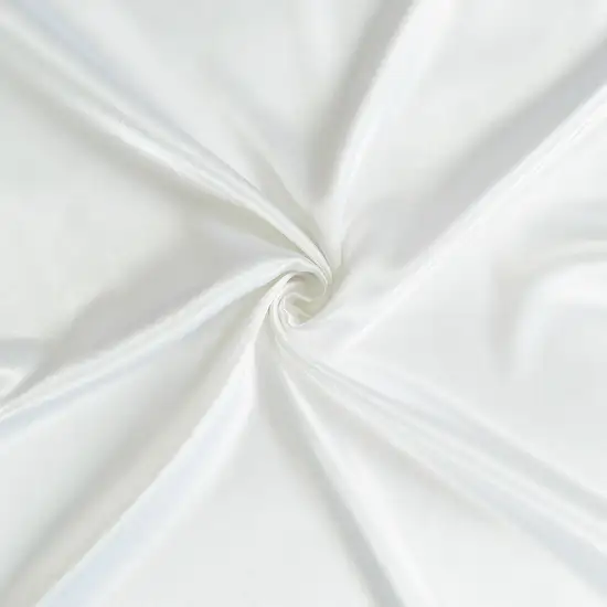 White Dreamy Set Of 2 Silky Satin Standard Pillowcases Photo 9