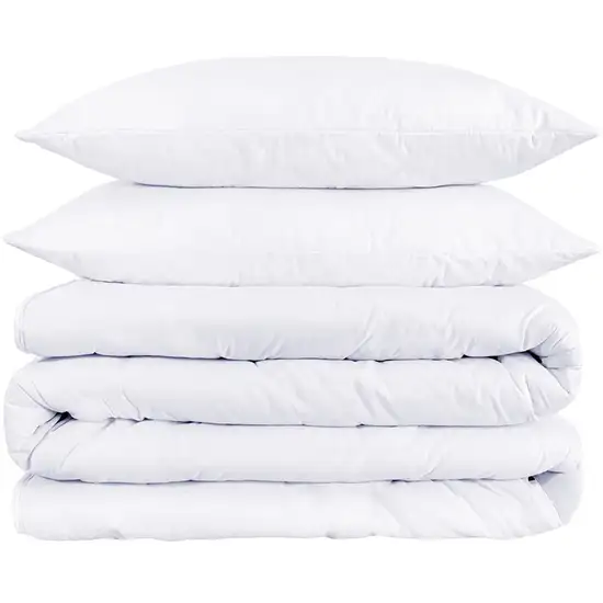 White King Cotton Blend 1500 Thread Count Washable Duvet Cover Set Photo 1