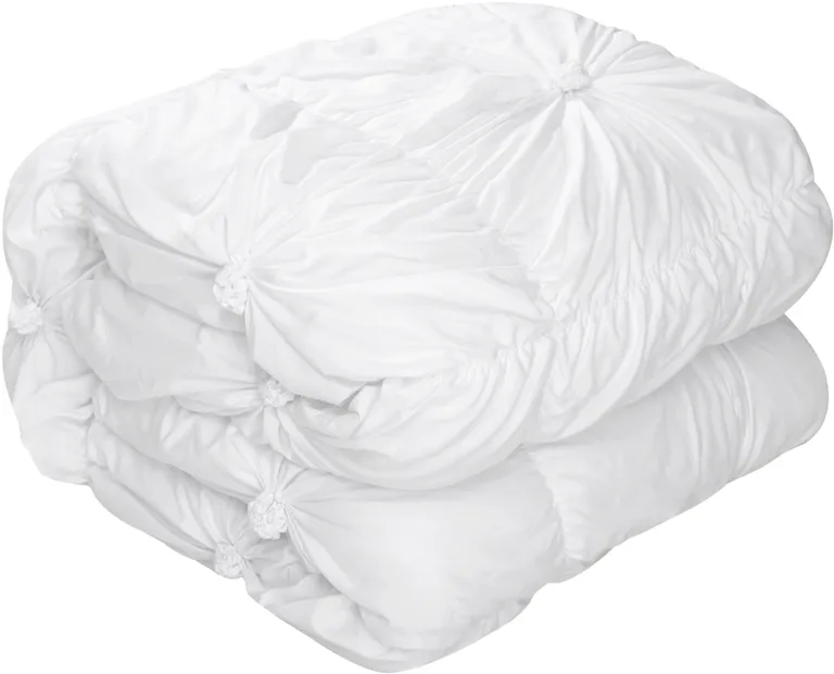 White King PolYester 180 Thread Count Washable Down Comforter Set Photo 1