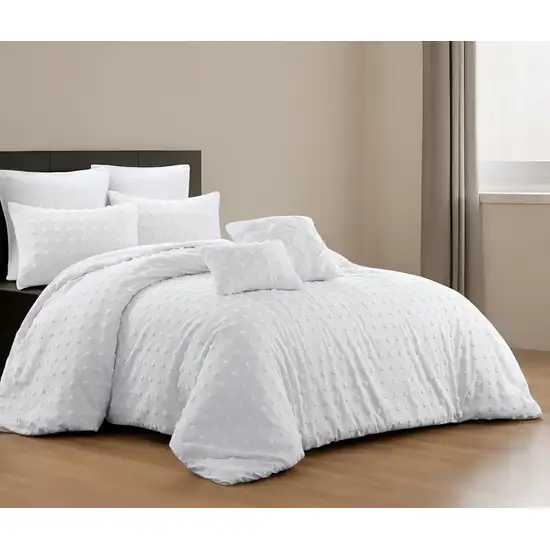 White King Polyester 220 Thread Count Washable Duvet Cover Set Photo 1