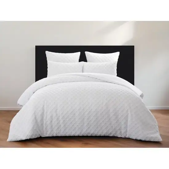 White King Polyester 180 Thread Count Washable Duvet Cover Set Photo 1