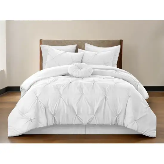 White King Polyester 140 Thread Count Washable Down Comforter Set Photo 2