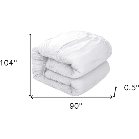 White King Polyester 180 Thread Count Washable Down Comforter Set Photo 9