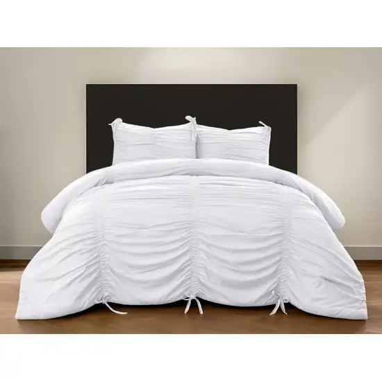 White King Polyester 180 Thread Count Washable Down Comforter Set Photo 1