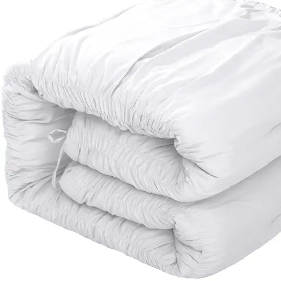 White King Polyester 180 Thread Count Washable Down Comforter Set Photo 5