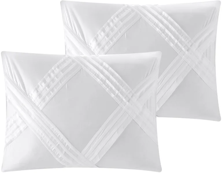 White King Polyester 140 Thread Count Washable Down Comforter Set Photo 3