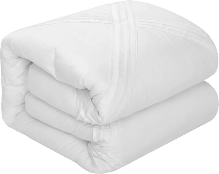 White King Polyester 140 Thread Count Washable Down Comforter Set Photo 2