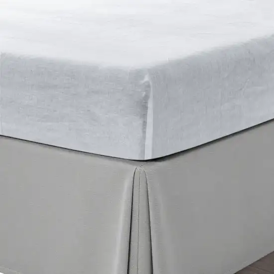 White Linen  Fitted sheet Photo 2