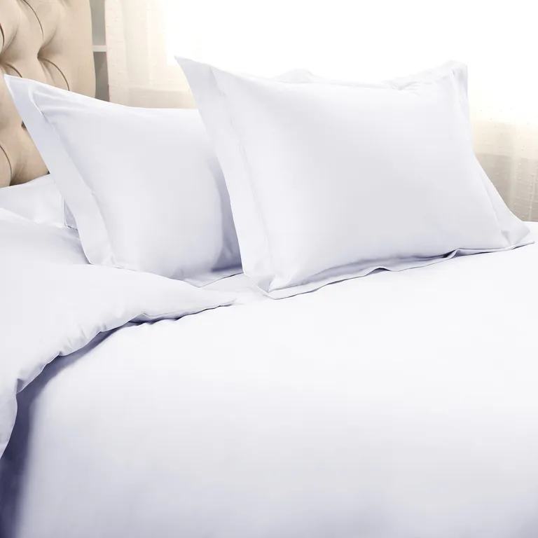 Queen Cotton Blend 1200 Thread Count Washable Duvet Cover Set Photo 3