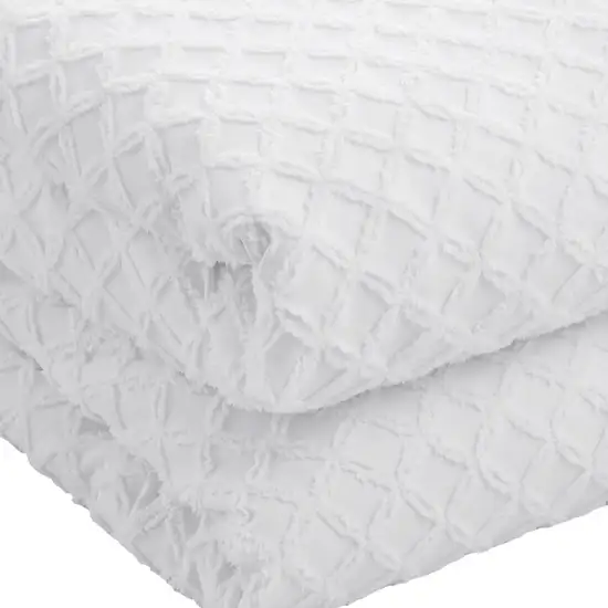 White Queen Polyester 180 Thread Count Washable Duvet Cover Set Photo 5