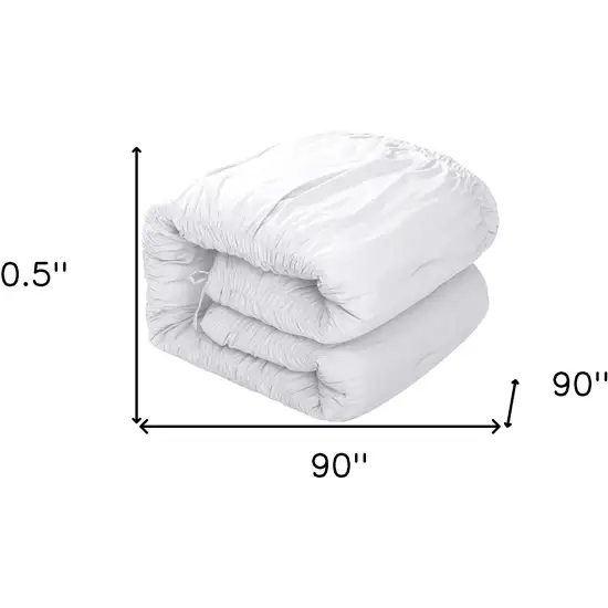 White Queen Polyester 180 Thread Count Washable Down Comforter Set Photo 7