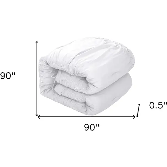 White Queen Polyester 180 Thread Count Washable Down Comforter Set Photo 9