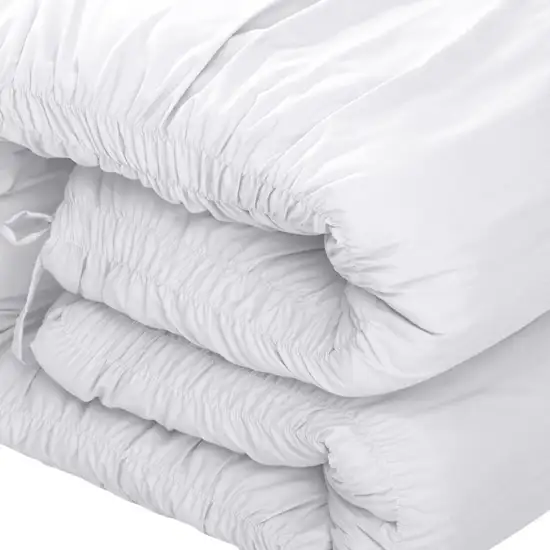 White Queen Polyester 180 Thread Count Washable Down Comforter Set Photo 5