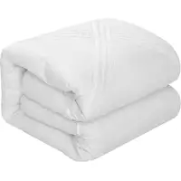 Photo of White Queen Polyester 180 Thread Count Washable Down Comforter Set