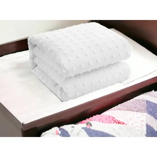 White Twin PolYester 220 Thread Count Washable Duvet Cover Set Photo 8